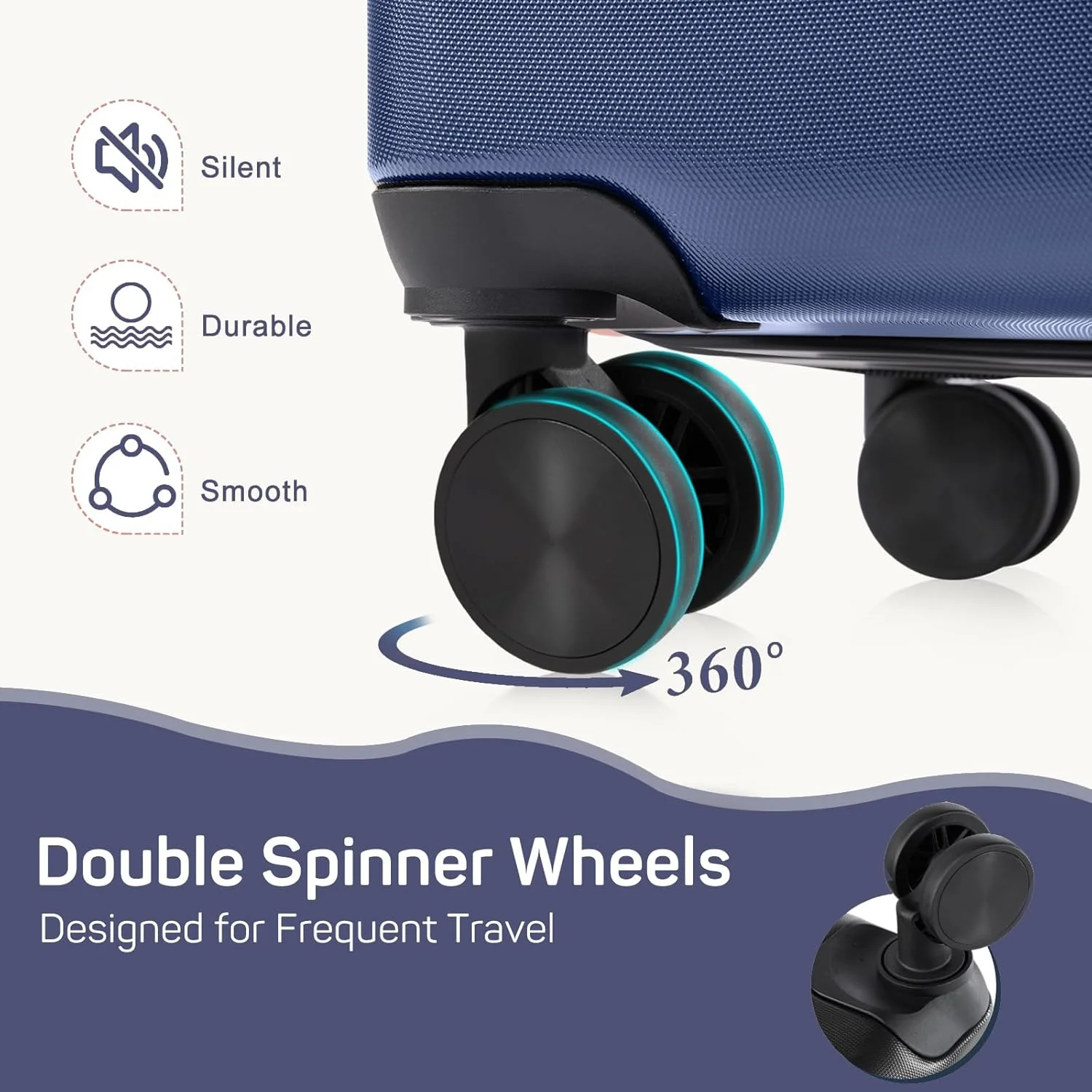 24 Inch Luggage Suitcase - Image 3