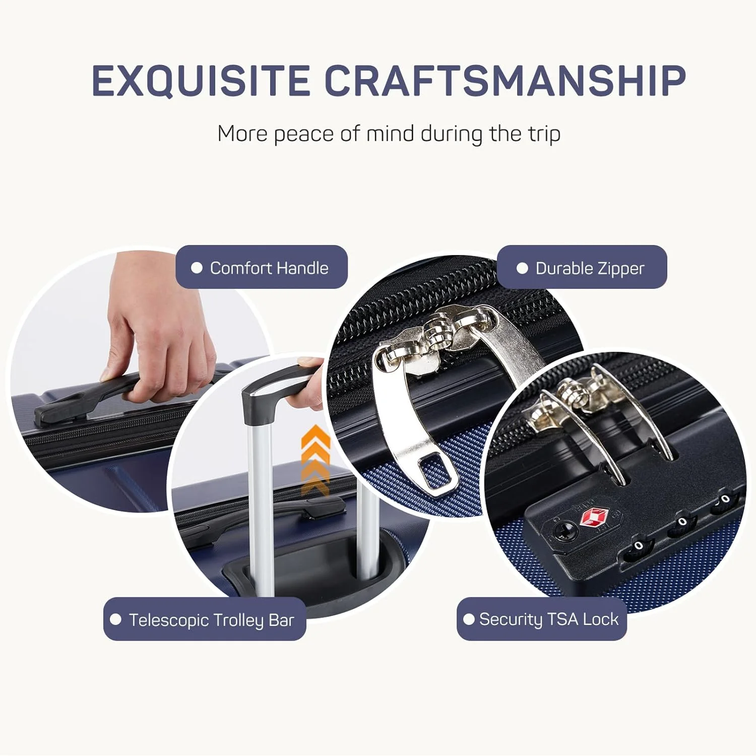 24 Inch Luggage Suitcase - Image 5